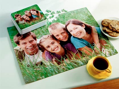 Photo Puzzles with Gift Tin - Choose from 25, 110, 252 or 500 pieces