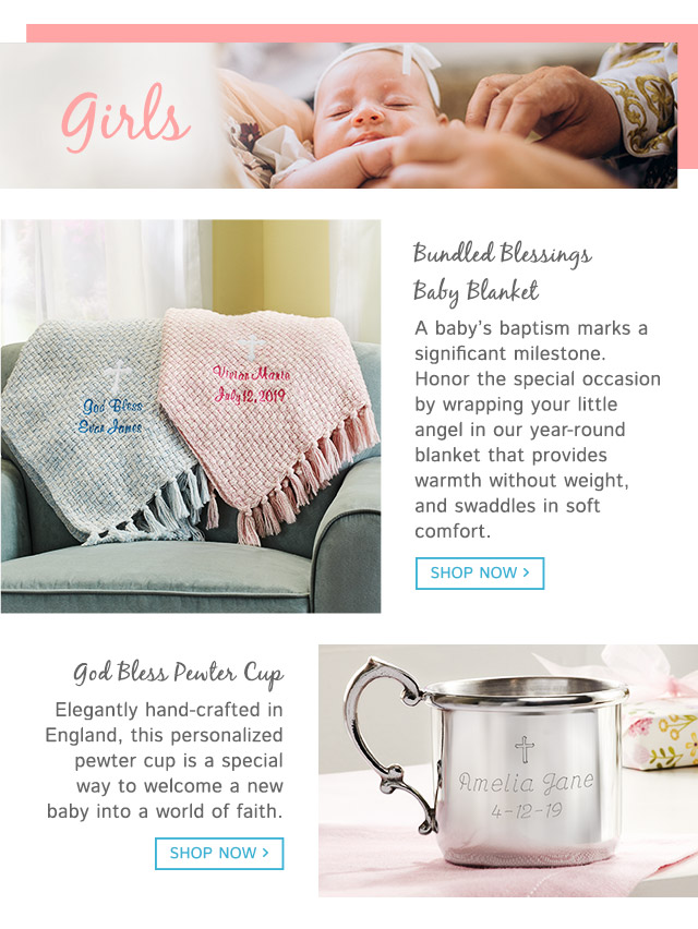 Christening Gifts for Baby Girls