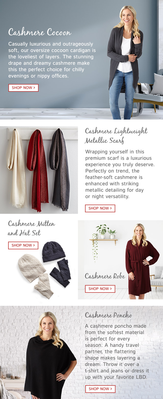 Luxury Cashmere Gifts for Her 
