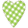 Green and White Gingham