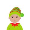 Baby Girl - Medium Skin, Elf Outfit