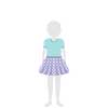 Girl - Short Sleeve Shirt w/Polka Dot Skirt