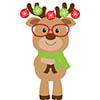 Reindeer w/Ornaments and Glasses