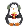 Penguin w/Gift