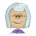 Grandmother - Medium Skin, Short Grey Hair