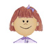 Toddler Girl - Medium Skin, Short Brown Hair