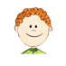 Toddler Boy - Light Skin, Curly Red Hair