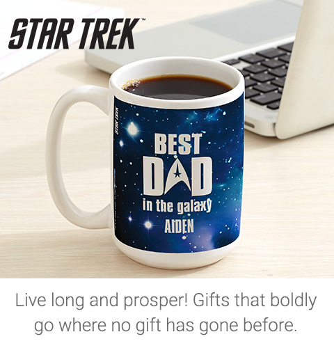 Star Trek Personalised Ceramic Mug Great Star fleet Birthday Gift Christmas 