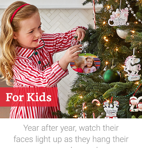 personalized children's christmas ornaments