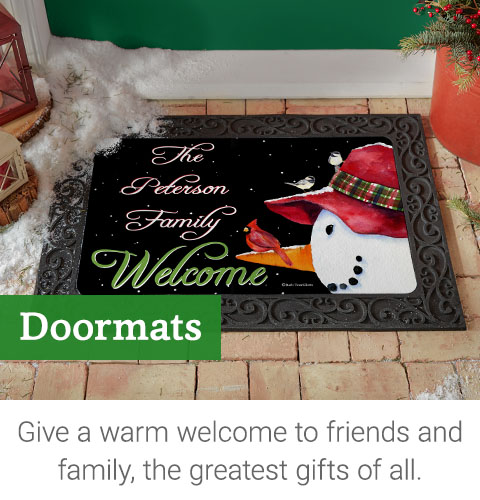 Christmas Last Name Welcome Mat Funny Doormat XMAS Decor Funny Welcome Mat Christmas Door Mat Christmas Vacation Doormat Patio Rug