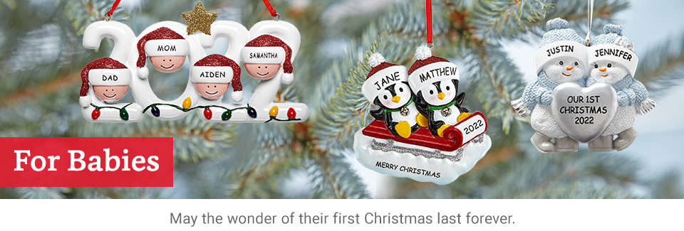 Baby's First Christmas Ornaments | Personal Creations