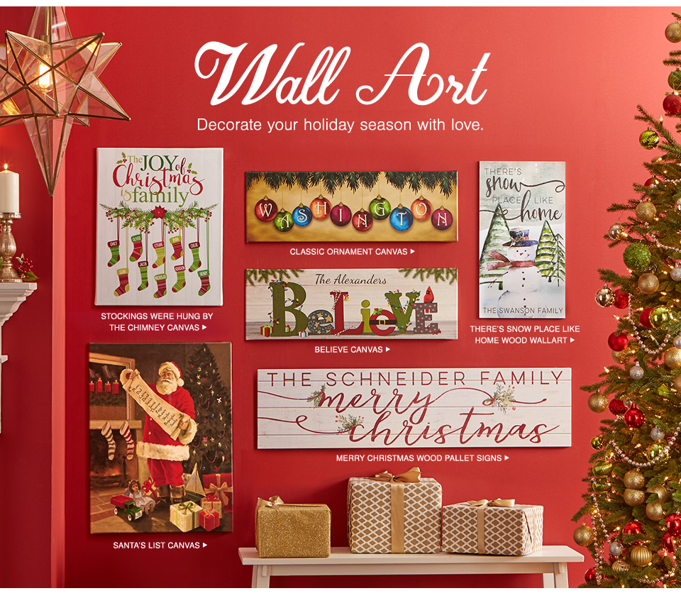 Christmas Wall Décor Personal Creations