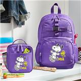 peanuts happy dance backpack collection purple