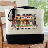 trippin' with the girls tote bag