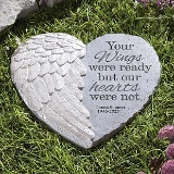 wings of love memorial garden stone